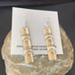 Navajo Stamped Sterling Silver Earrings Set | Authentic Native American Handmade | 11623