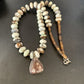 Navajo Wild Horse Turquoise Necklace | Sterling Silver | 21" | Authentic Native American Handmade | 12499