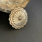 Authentic Native American Navajo Pin | Sterling Silver Stamped Design | Handmade | 1207