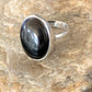 Native American Navajo Handmade Sterling Silver Black Onyx Ring | Sz 7 | 11619