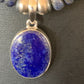 Native American Navajo Blue Lapis Pendant Necklace | Sterling Silver | Authentic Handmade | 12251