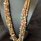 Southwestern Santo Domingo Red Coral Blue Turquoise Necklace | 28" | Authentic Native American Handmade | 12455