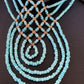 Santo Domingo Turquoise Heishi 5-Strand Necklace | Sterling Silver & Gold-Filled | 12073