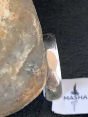 Navajo Women's White Sterling Silver Ring | Sz 7 | Authentic Native American Handmade | 1734