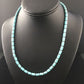 Native American Sterling Silver Blue Turquoise Necklace | 18" | 10011