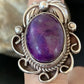 Native American Navajo Sterling Silver Purple Sugilite Ring | Sz 10 | 10443
