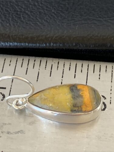 Native American Women's Navajo Bumblebee Jasper Earrings Set | Sterling Silver | Handmade | 1563