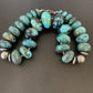 Authentic Native American Navajo Pearls Graduated Necklace | Sterling Silver & Turquoise | 20" | 1923