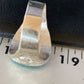 Southwestern Navajo Blue Kingman Turquoise Ring | Sterling Silver | Sz 12 | 14158