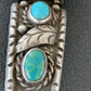 Vintage Navajo Sterling Silver Watch Tips | Old Pawn Blue Turquoise Band | Authentic Native American Jewelry