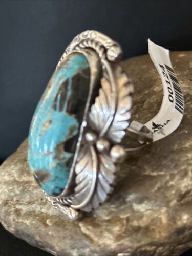 Sterling Silver Blue Kingman Turquoise Ring | Sz 10.5 | 00124