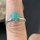 Navajo Blue Turquoise Ring | Sterling Silver | Sz 7 | Authentic Native American Handmade | 10769