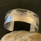 Navajo Sterling Silver Stamped Cuff Bracelet | Authentic Native American Handmade | 12824