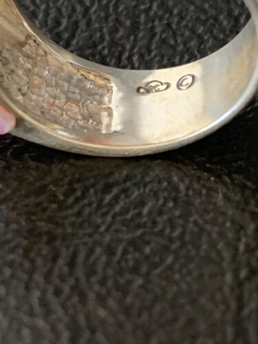 Navajo Pink Opal Inlay Band Ring | Sz 6.5 | Authentic Native American Handmade | 14161