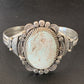 Navajo Dry Creek Turquoise Cuff Bracelet | Sterling Silver | Authentic Native American Handmade | 2118