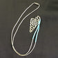 Native American Turquoise Heishi Bead Necklace Pendant | Sterling Silver | 18" | 10138