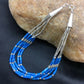 Denim Stabilized Lapis Heishi Bracelet | Sterling Liquid Silver | 5-Strand | 7" | 2935