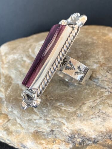 Southwestern Women's Sterling Silver Purple Spiny Oyster Ring | Sz 6 | 430