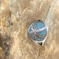 Navajo Blue Denim Lapis Inlay Ring | Sterling Silver | Sz 4 | Authentic Native American Handmade | 10892