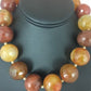 24mm Bold Faceted Carnelian Gold Filled Beads Necklace | 17" | Navajo Style |  3693