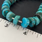 Navajo Turquoise Heishi Necklace | Sterling Silver Tube Beads | Authentic Native American Handmade | 20" | 11775