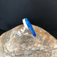 Native American Navajo Blue Opal Inlay Ring | Sterling Silver | Sz 4.5 | 8383