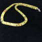 Navajo Green Gaspeite Heishi Necklace | Sterling Silver | 20" | Authentic Native American Handmade | 1734