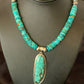 Navajo Pearls Spiderweb Beads Turquoise Necklace Pendant | Sterling Silver | Authentic Native American | Graduated | 22" | 10222