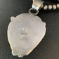 White Buffalo Turquoise Pendant Necklace | Sterling Silver | Navajo | Authentic Native American Handmade | 14057