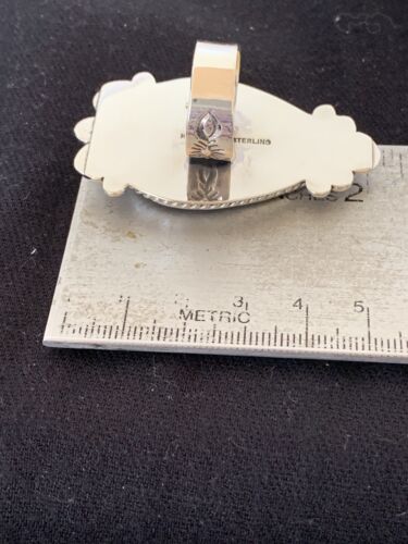 Southwestern Women's Sterling Silver Purple Spiny Oyster Ring | Sz 7 | 00429