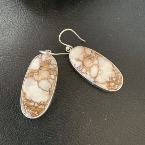 Southwestern Women's Navajo Wild Horse Earrings | Sterling Silver | Authentic Native American Handmade | 12031