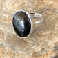 Southwestern Navajo Handmade Sterling Silver Black Onyx Ring | Sz 7.5 | 11621