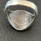 Navajo Blue Denim Lapis Inlay Ring | Sterling Silver | Sz 4 | Authentic Native American Handmade | 10892