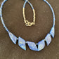 Navajo Blue Lapis Lazuli Minimalist Necklace | Sterling Silver | 18" | Authentic Native American Handmade | 01372