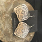 Navajo Stamped Sterling Silver Earrings Set | Authentic Native American Handmade | 1195