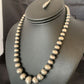 Navajo Pearls Sterling Silver Bead Necklace | 18" Length | 92118