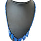 Navajo Blue Lapis Lazuli Minimalist Necklace | Sterling Silver | 18" | Authentic Native American Handmade | 01372