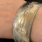 Navajo Sterling Silver Stamped Cuff Bracelet | Authentic Native American Handmade | 12824