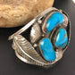 Navajo Old Pawn Bisbee Turquoise Cuff Bracelet | Sterling Silver | Native American | 8281
