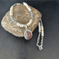 Navajo Wild Horse Turquoise Necklace Pendant | Sterling Silver | Authentic Native American Handmade | 14604