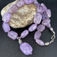 Navajo Purple Amethyst Necklace | Sterling Silver | 22" | Authentic Native American Handmade | 14296