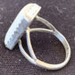 Navajo White Buffalo Turquoise Ring | Sterling Silver | Sz 10.5 | Authentic Native American Handmade | 1083