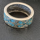 Navajo Women's Turquoise Ring | Sterling Silver | Sz 5 | Authentic Native American Handmade | 12467