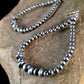 Navajo Pearls Sterling Silver Earrings | Handmade Native American Jewelry | Southwestern | 10200