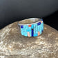 Multi-Color Blue Lapis Turquoise Inlay Ring | Sterling Silver | Sz 7 | 14459