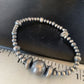 Southwestern Navajo Pearls Bead Bracelet | Sterling Silver | 8" | Authentic Native American Handmade | 14187