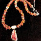 Southwestern Purple Spiny Oyster Navajo Sterling Silver Necklace | 21" | 3417