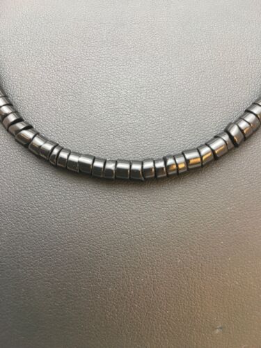 Southwestern Men's Necklace | White Mother of Pearl Heishi & Black Onyx | Sterling Silver | 19" | 8901