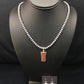 Navajo Red Opal Pendant Necklace & Earrings Set | Sterling Silver | Native American Handmade | 4402