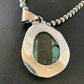 Navajo Blue Spiderweb Turquoise Pendant | Sterling Silver | Authentic Native American Handmade | 10673